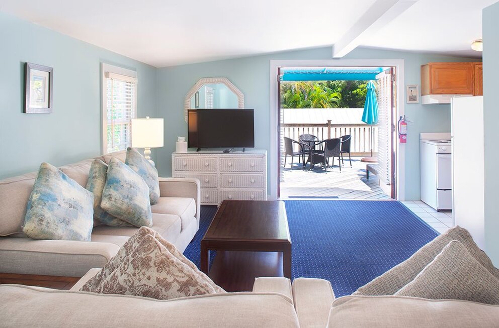 Guest Room View to Patio